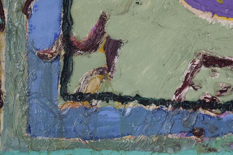 Abstract Painting - Follower of Gillian Ayres-modern-decorative-close-up-2-main-637406054698099481.jpg