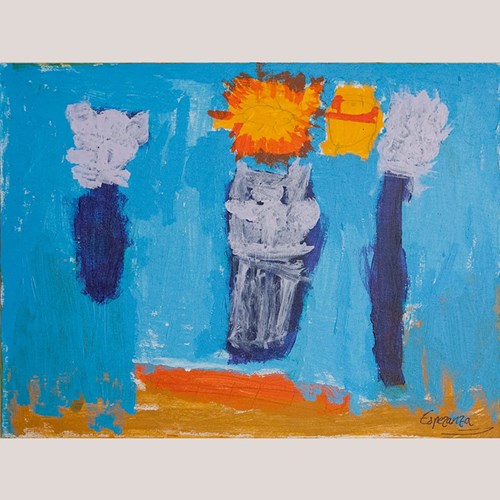 Sol Y Luna (Sun And Moon) – Signed, Artist Unidentified