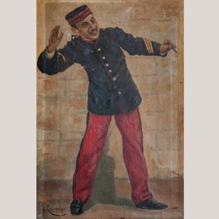 Young Private – Signed J. Cusachs