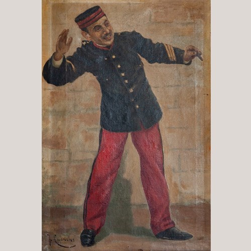 Young Private – Signed J. Cusachs