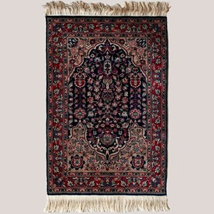 Vintage Persian-Style Floral Rug – ...