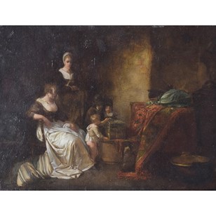 Late 18Th Century Domestic Scene