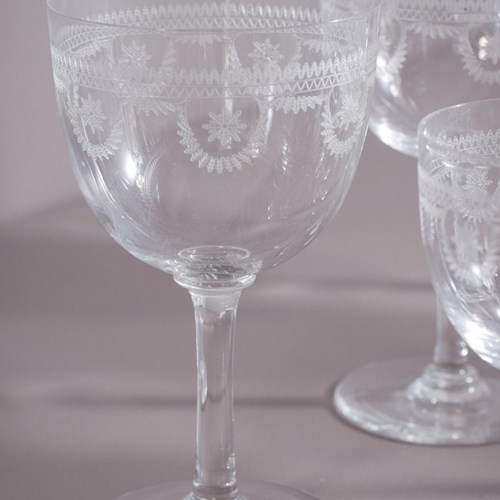 24 Vintage Drinking Glasses