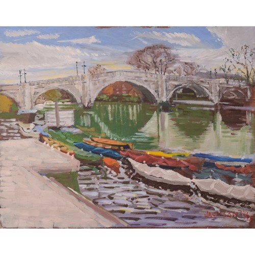 Skiffs By Richmond Bridge