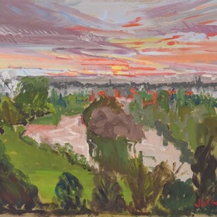 Sunset, Richmond Terrace