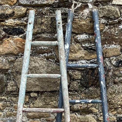 Vintage French Ladder - Grey