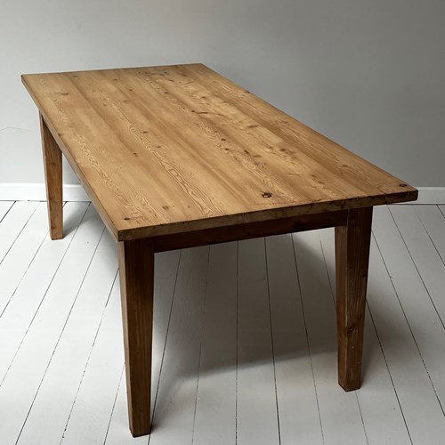 Rustic Pine Farmhouse Table