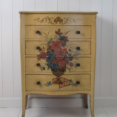 Small Painted Chest Of Drawers