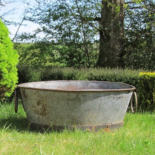 Galvanised Metal Planter (1)