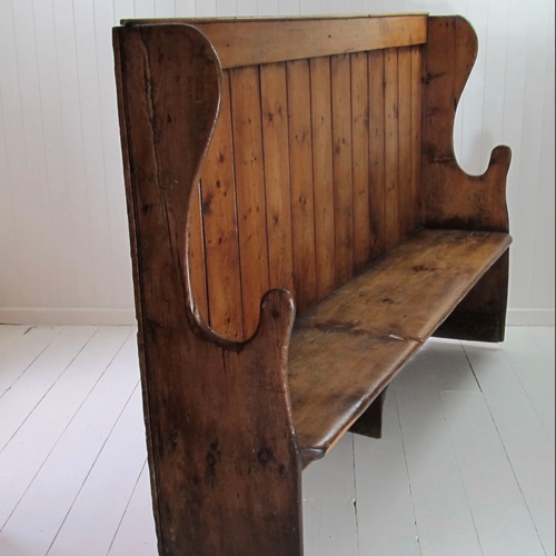 18Th Century Pine Settle