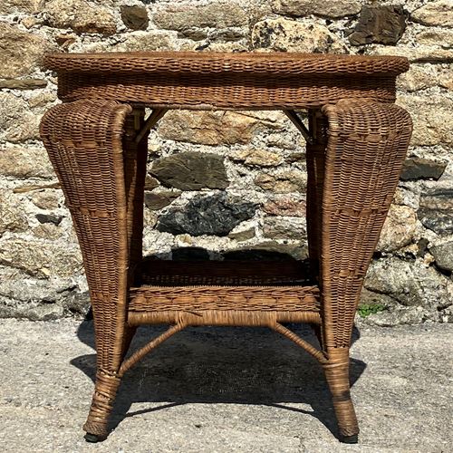 Vintage Wicker Table