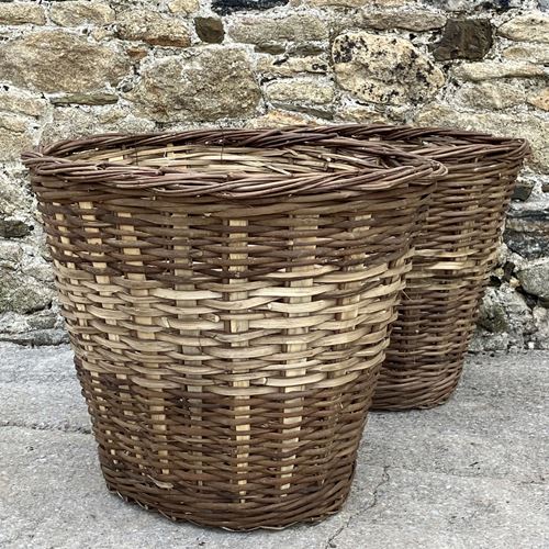 Large Oval Log Basket