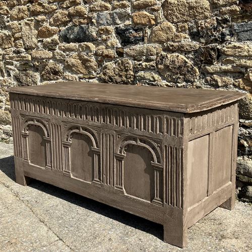 Carved Oak Coffer