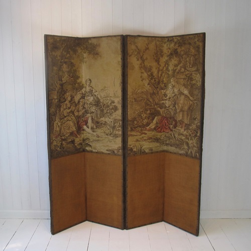 Four Panel Tapestry Screen