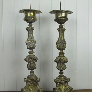 Pair Of 18Th Century Italian Pricke...