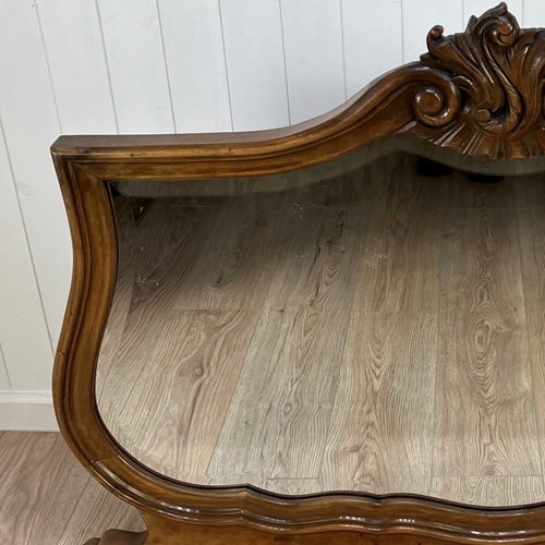 French Art Deco Overmantel Mirror