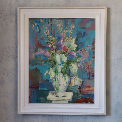 Belgian Oil Painting By Juul De Cort, Belgian Master
