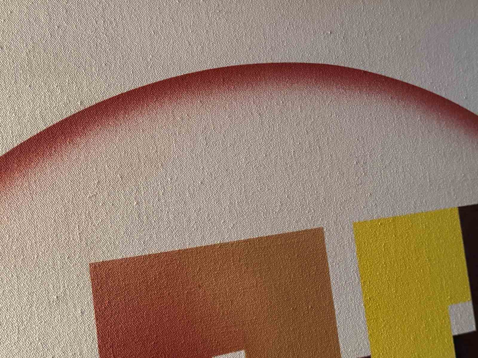 American Abstract Oil On Canvas C 1970S/80S - The Hoarde Vintage