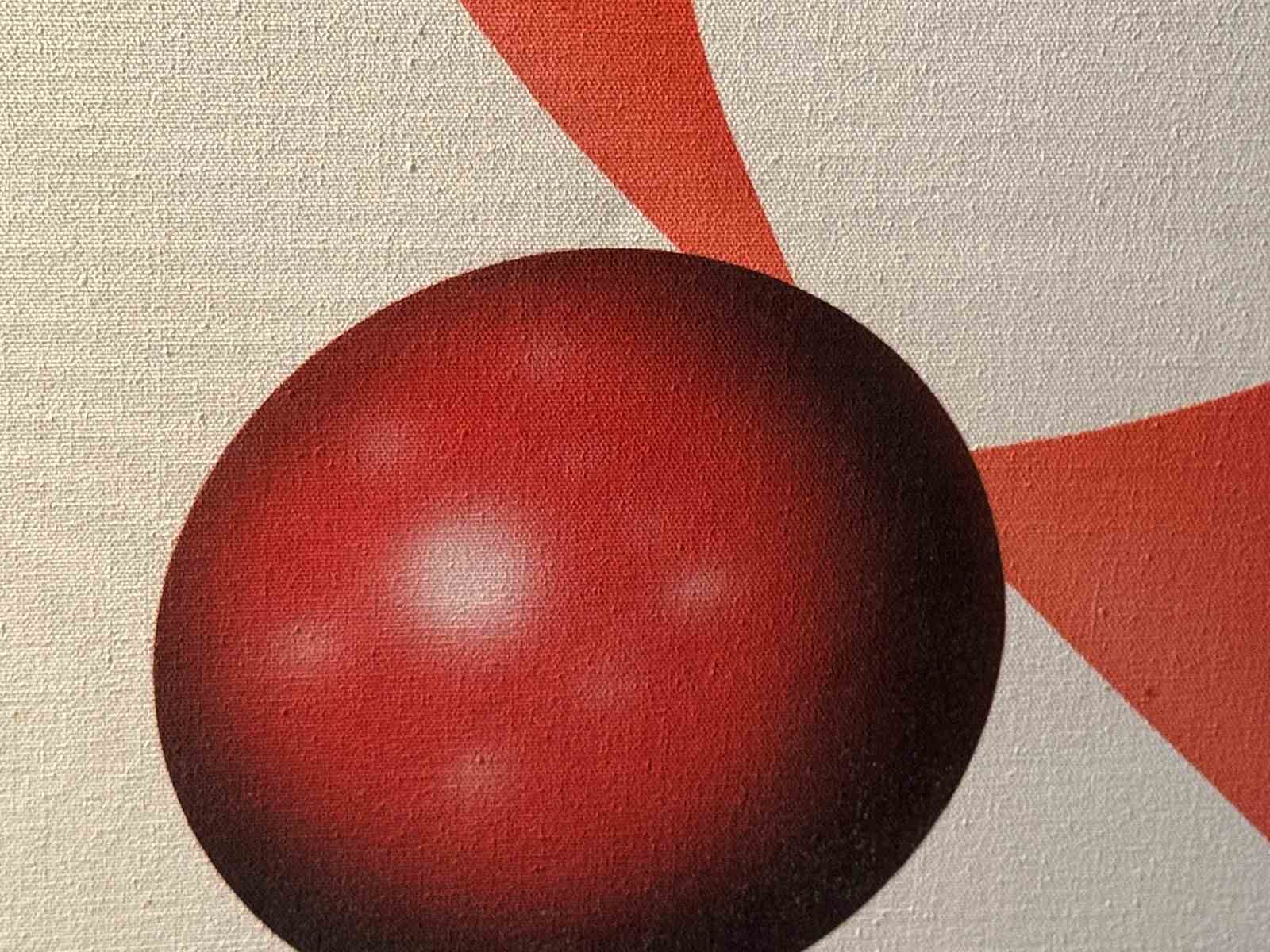 Vintage American Abstract Oil On Canvas From 1970S/80S - The Hoarde Vintage