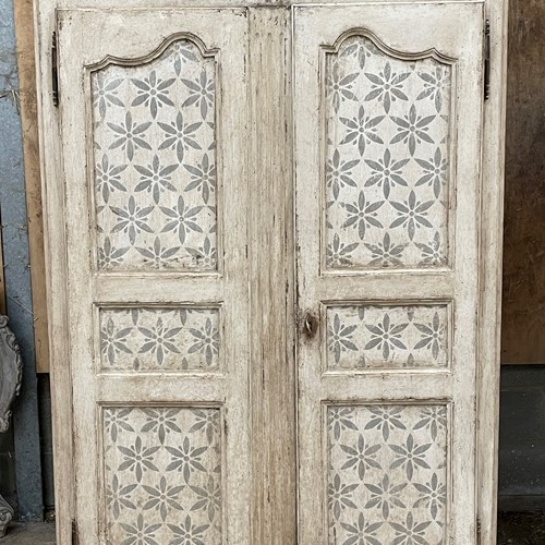 19Th Century Italian Armoire With Later Paint