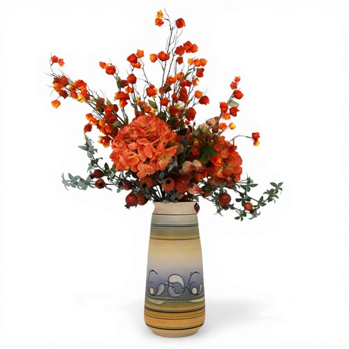 Mid-Century Sicilian Floor Standing Studio Pottery Vase Signed Robert Gagliani