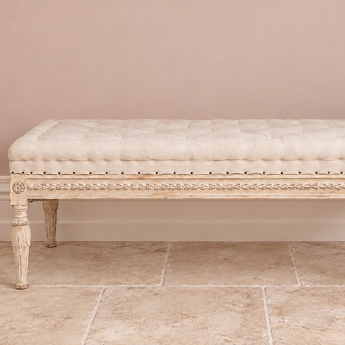 Swedish Gustavian Long Stool 