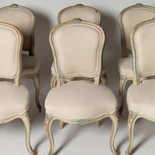 Antique French Chairs, 6 Available