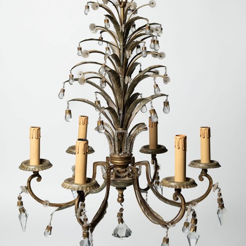 Italian Tole Chandelier