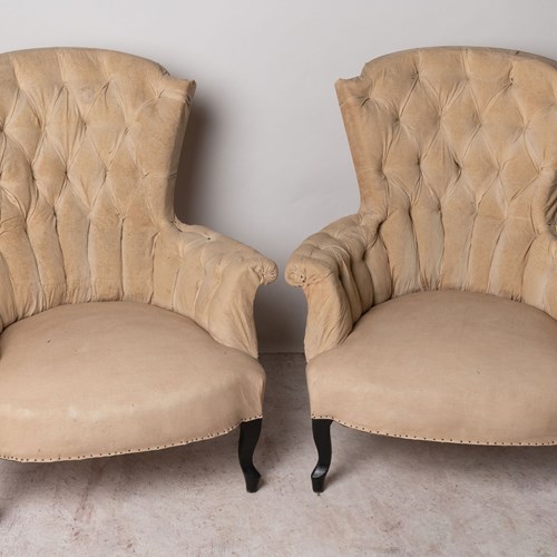 Antique French Pair Of Chairs