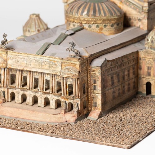 Rare antique model of the Paris Opera House
