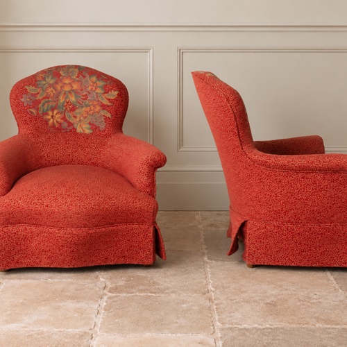For Upholstery, Pair Of French Chairs