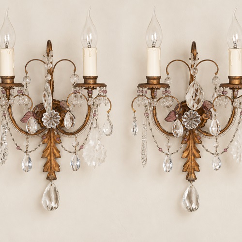 Pair Of Wall Lights 