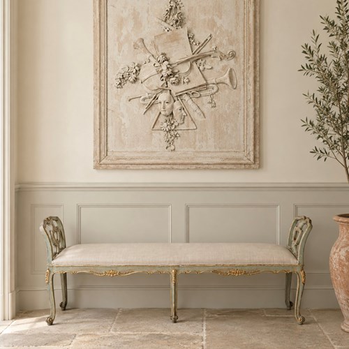 Antique Italian Long Stool – Bench