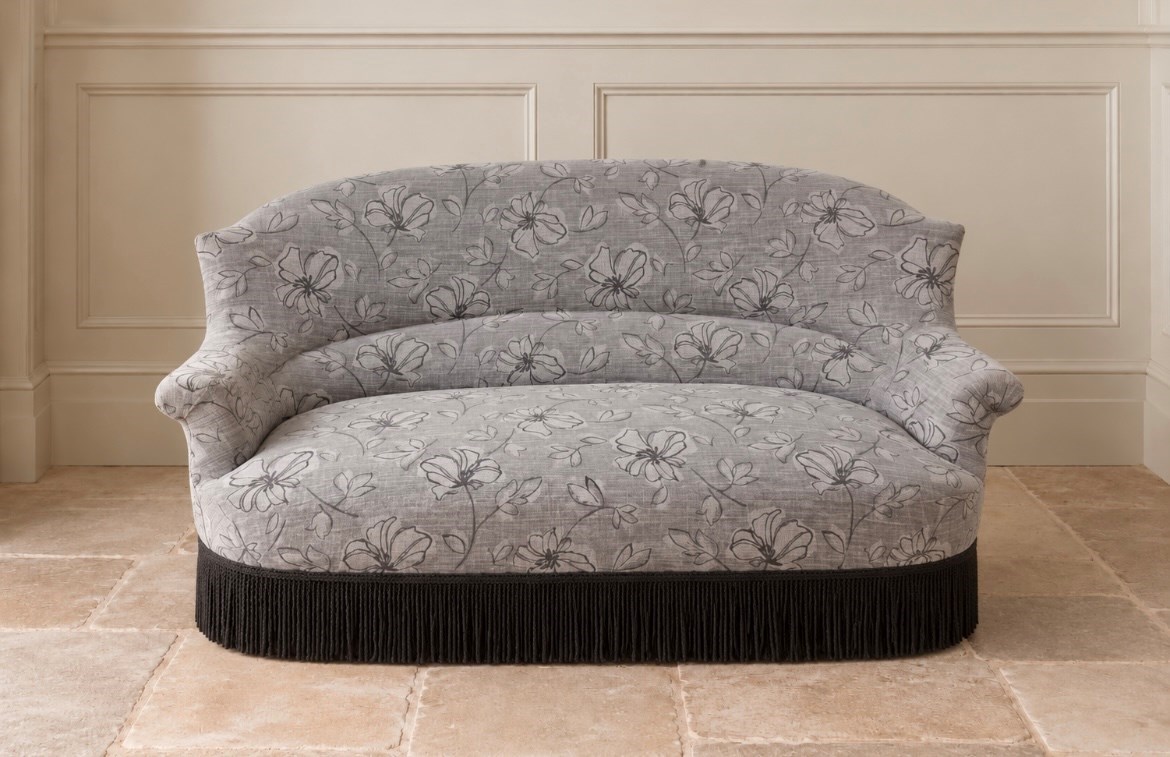 Antique French Sofa For Upholstery - The Hoarde Vintage