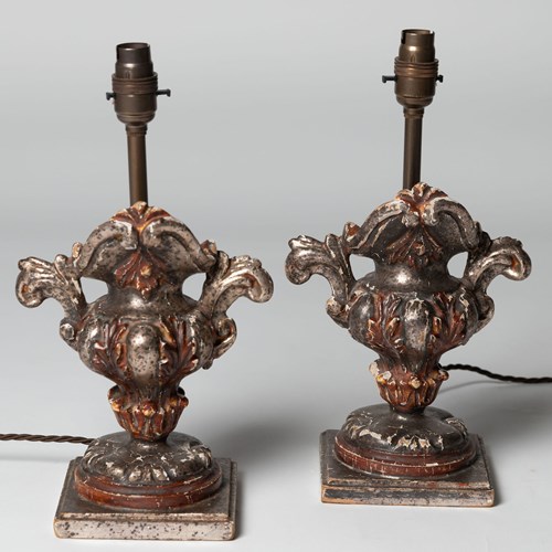 Pair Of Antique Italian Table Lamps