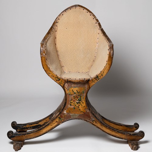 18Th Century Venetian Gondola Chair