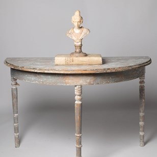 Swedish Demi Lune Table