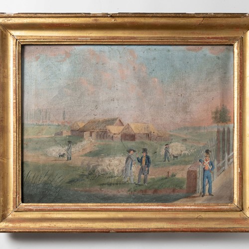 Antique 19th Century oil on canvas