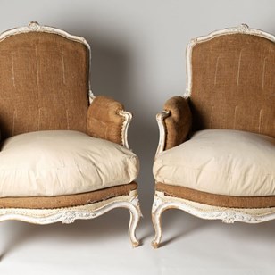 Antique French Pair Of Chairs