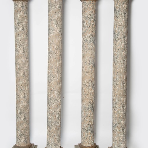 Antique French Theatrical Columns