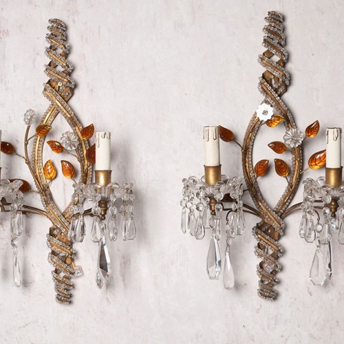 Pair Of Italian Wall Lights