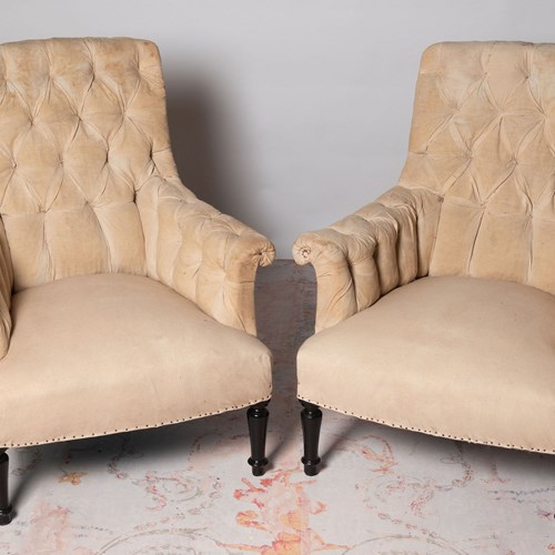 Antique French Pair Of Chairs