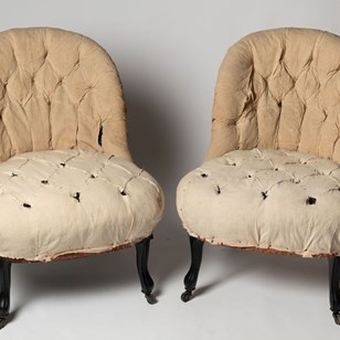 Antique French Pair Of Chairs