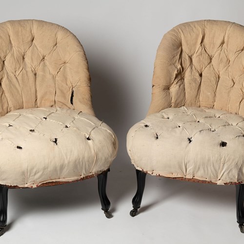 Antique French Pair Of Chairs