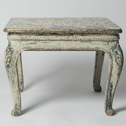 Side Table, Lift Up Lid 