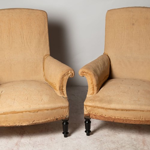 Napoleon III Pair Of French Chairs