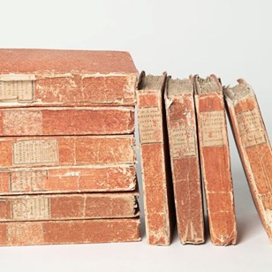 10 Antique French Books 