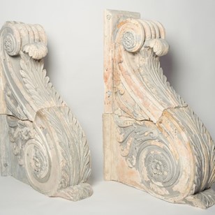 18Th Century Pair Of Huge French Pl...