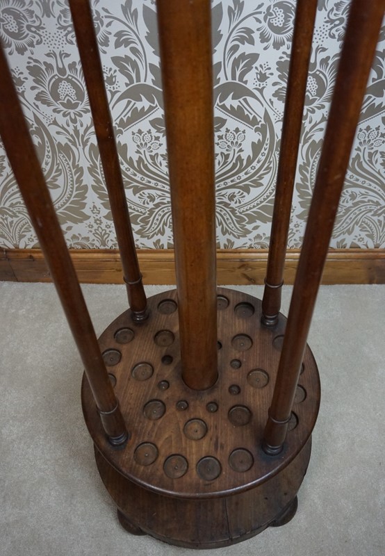 Handsome Revolving Snooker Cue Stand Circa 1890-no43collectables-dsc009632-main-637704363232978514.JPG