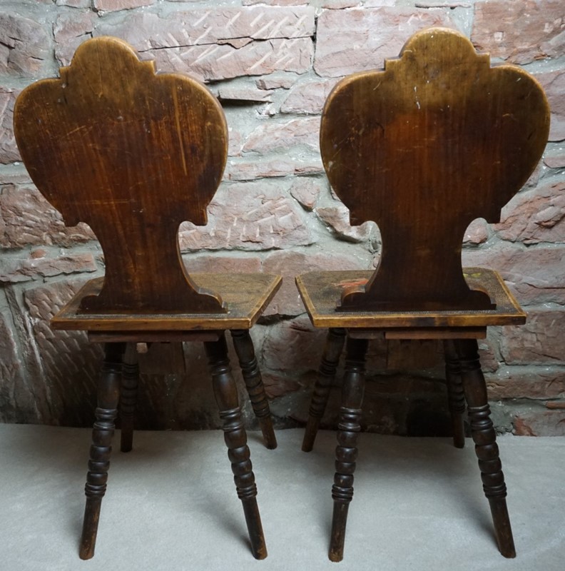 Pair Of Hand Painted Swiss Hall Chairs-no43collectables-dsc038822-main-638050075255629865.JPG